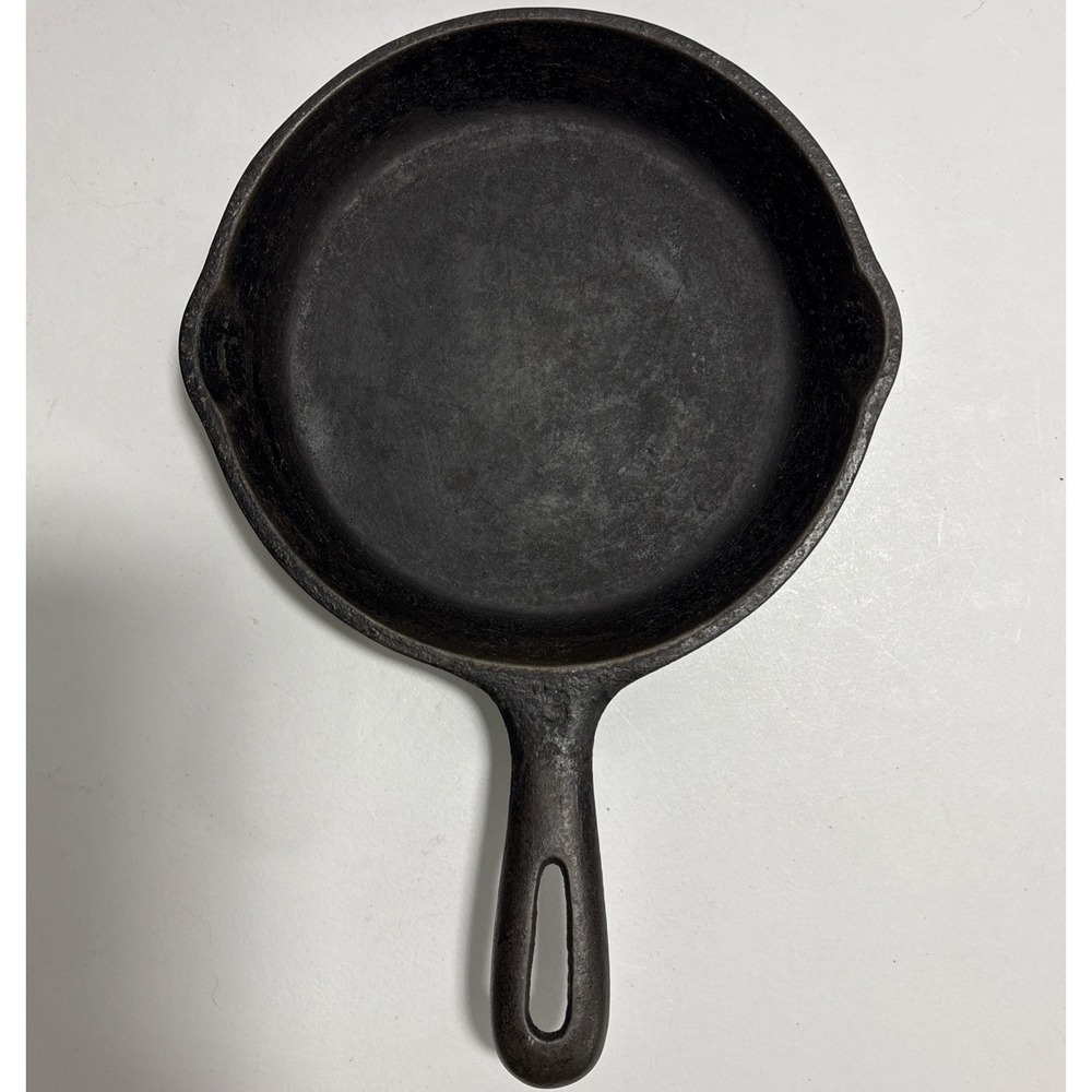 Vtg Unmarked Wagner Ware No 3 Cast Iron Skillet 6.5" Small Frying Pan Smooth
